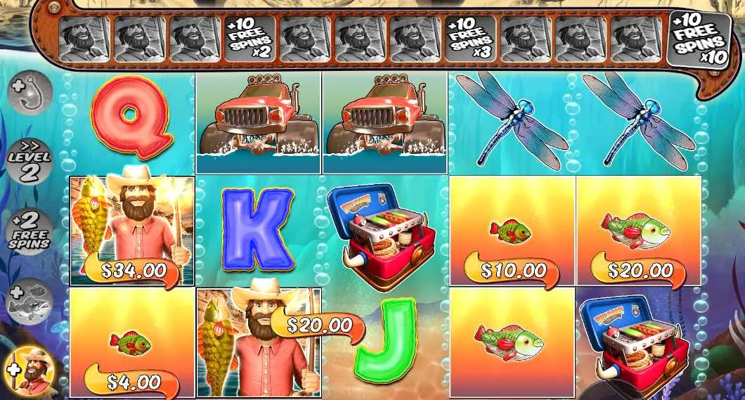 Ronda de tiradas gratis: trigger y multiplicadores